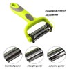 Aiqeer 2 Pcs 3 in 1 Multifunction Peelers Set, Vegetable