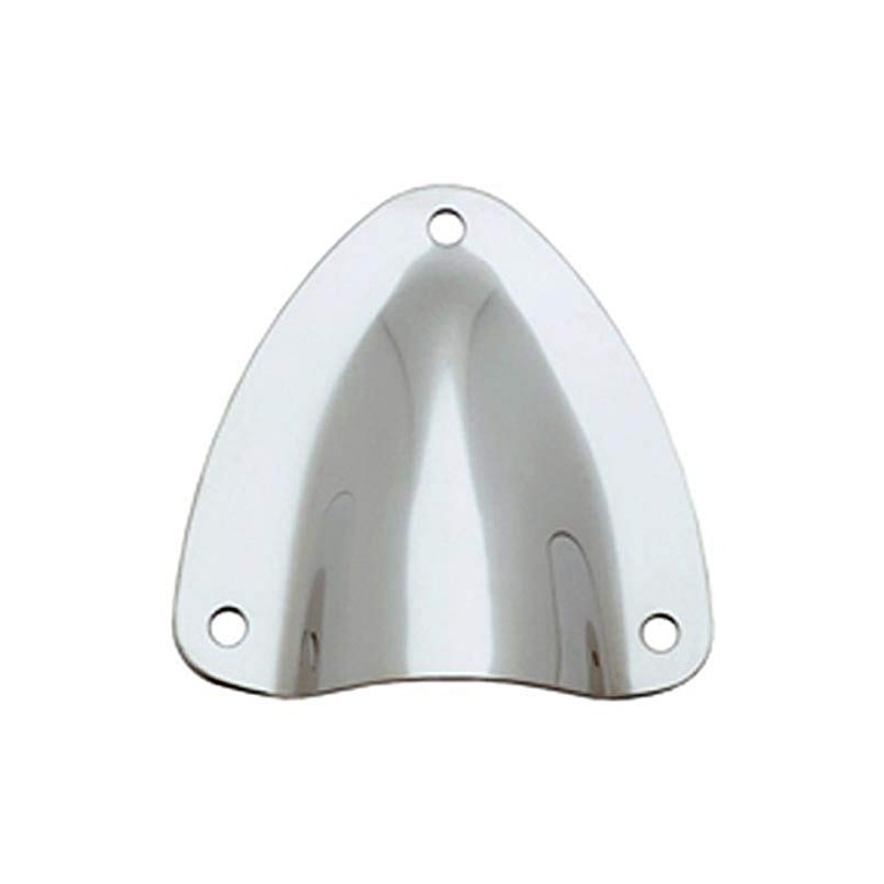 Attwood Stainless Steel Clamshell Vent, black