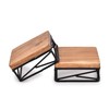 Indus Lifespace Riser Square Display Wooden Base Stand for Kitchen/Bathroom