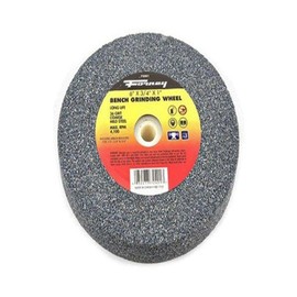 Forney 72400 Bench Grinding Wheel, Vitrified with 1-Inch Arbor, 60-Grit, 6-Inch-by-3/4-Inch
