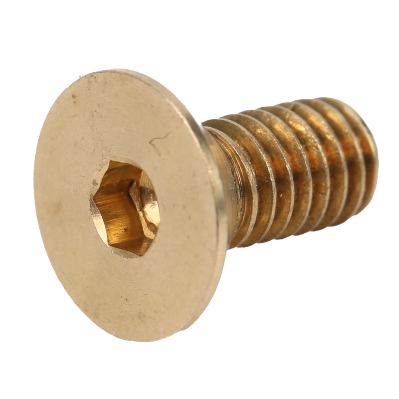 50Pcs Flat Hex Socket Screw Copper Countersunk Head Fastener Hardware