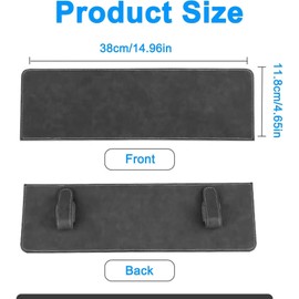 Sun Visor Extension for Car, Car Sun Visor Extension, Sun Visor for Cars, Clip-OnCarSuns Visor Extender, Anti-Glare Sun Blocker, Universal Fit for Most Cars (Gray)