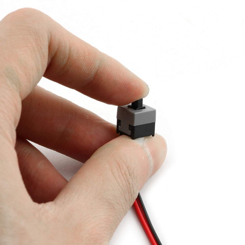 ZYAMY 2PCS 2-Pin PC Power Cable Reset Switch ATX Computer