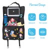 HECKBO 2x car backseat organizer with adjustable tablet pocket for