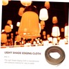 KONTONTY Lampshade Edging Tape Self Adhesive Cloth Strips for Diy