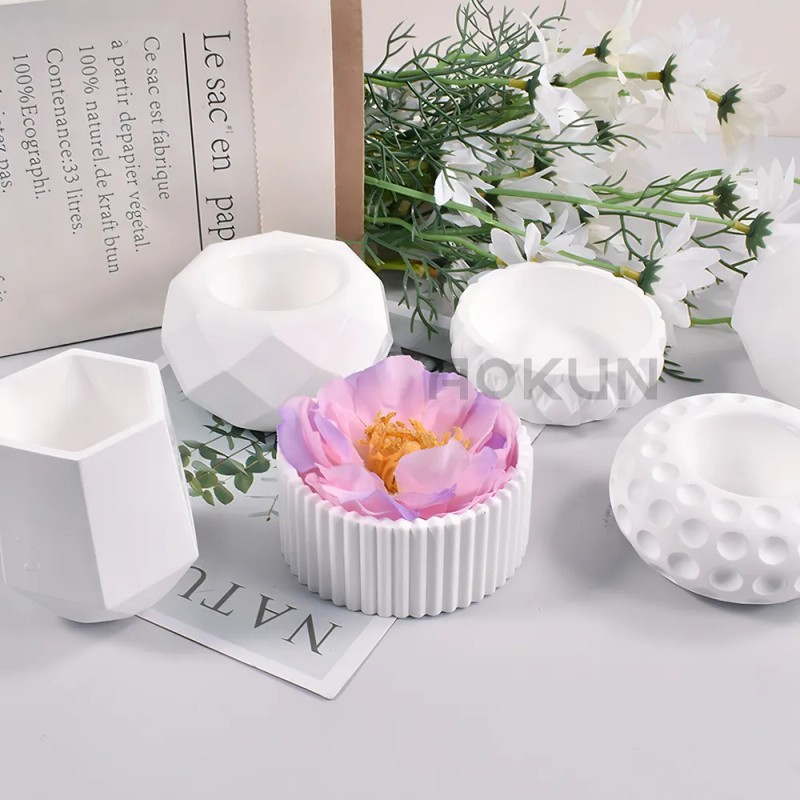 5pz Moldes pequeñas jardineras moldes para maceta plantas color 1