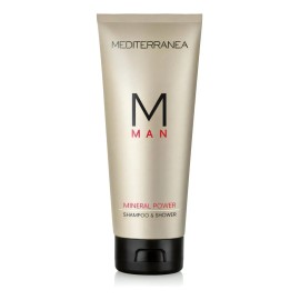 Shampoo Y Gel De Ducha Hombre Cuerpo y Cabello Energizante 200 Ml Mediterranea