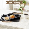 Xosjska 6 Cup Straight Side Jumbo English Muffin Cupcake Pan