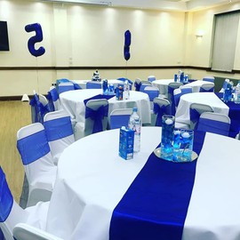 Snblzhef Satin Tablecloth, Long Tablecloth for Rectangular Round Table, Smooth Tablecloth for Wedding, Birthday Partys,10pcs B