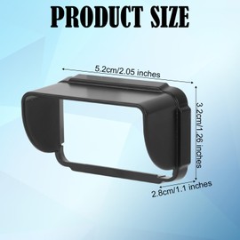 Screen Sunshade Cover for Dji Osmo Pocket 3, Anti-Glare Sun Hood Protector Lens Hood Hard Sun Shade Visor Accessories for Enhanced Visibility in Bright Light