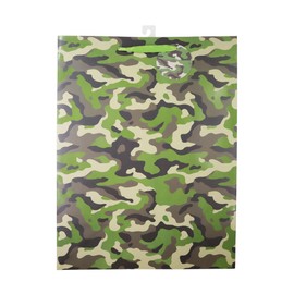 Cardinal Hill All Occasion Gift Bags S; 12 Extra Large Paper Bags with Ribbon Handles; 3 each of 4 designs with Foil or Glitter Embellishment on bag front; 15 x 19.5 x 7.5 inch;