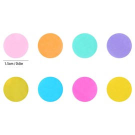 50 g Confetti Colourful, 1.5 cm Multicoloured Round Tissue Confetti, Dots Confetti, Colourful Paper Confetti, for Wedding, Birthday, Baby Shower, Graduation, Ceremony Party Decorations