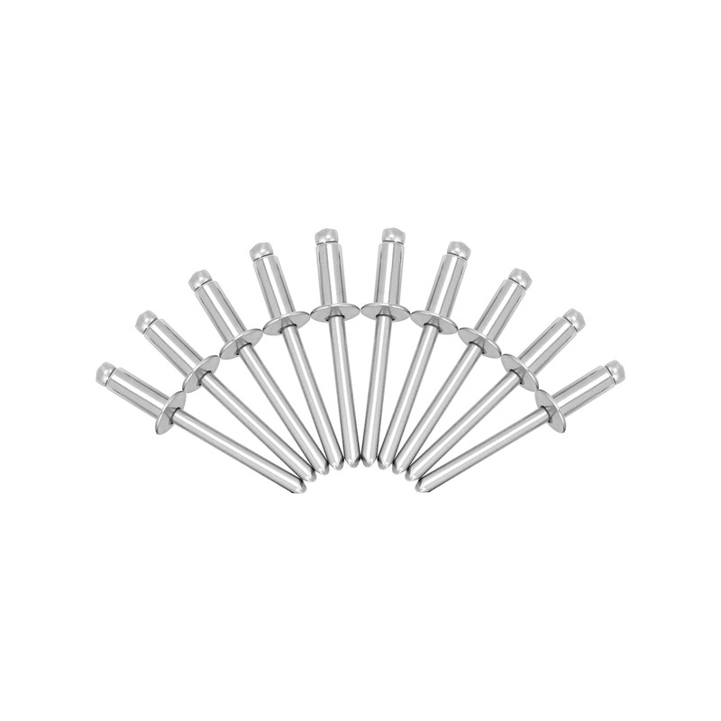 QWORK Stainless Steel Blind Rivets, 500 Pcs 3/16" x 1/2"