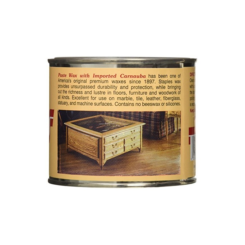 Staples 211 Carnauba Paste Wax, 1-Pound, Clear