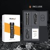 Wurkkos TS26S Rechargeable Flashlight,3100 High Lumens LED Flashlight 95CRI,Magnetic Tail