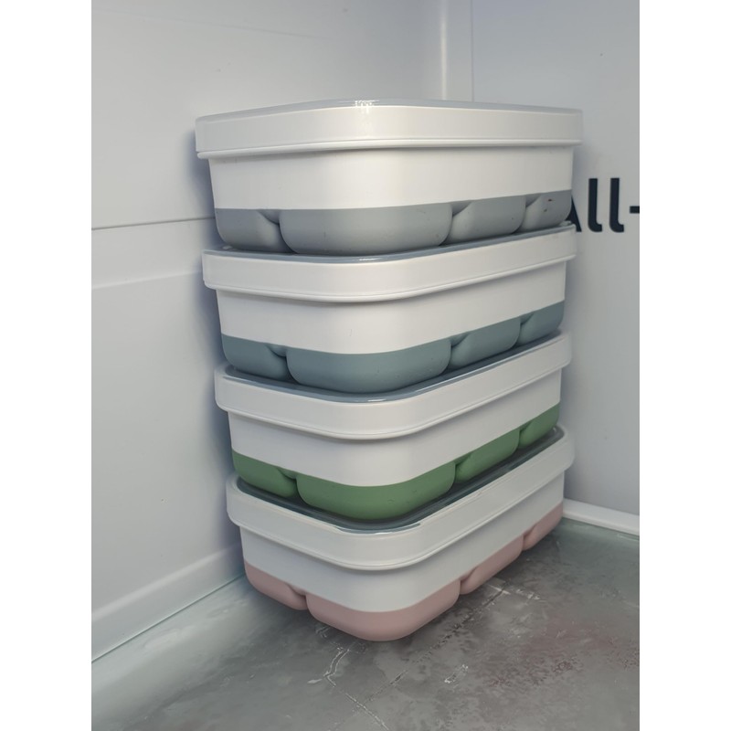 Ice Cube Trays for Freezer 4 Pack - Mini Ice