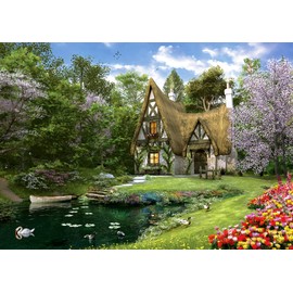 Perre Group Spring Lake Cottage Jigsaw Puzzle (3000-Piece)