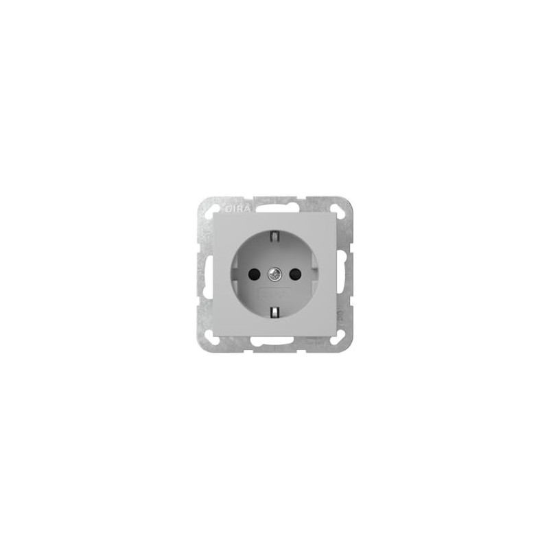 Gira 4453015 Schuko Socket, 16 A 250 V with Shutter,