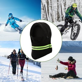 KASESSS Balaclava Autumn Winter Balaclava Thermal Balaclava Motorcycle Breathable Balaclava Windproof Ski Mask for Men Women Ski Mask for Outdoor Sports Motorcycle Bicycle Skiing, black