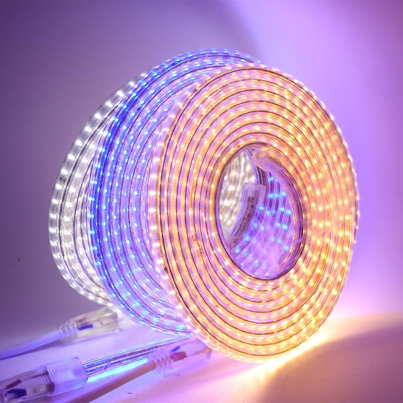 HEGEHE SMD 3014 LED Strip Light with Switch Power Cord,