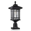 Kemeco Solar Post Light Outdoor, ST4338Q Dusk to Dawn Post