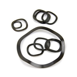 CREAP 10/20PCS M6 M8 M12 M16 M20 M41 Stainless Steel Wave/Wavey/Crinkle Washers Spring Washers(M27x34x0.3mm,10Pcs)