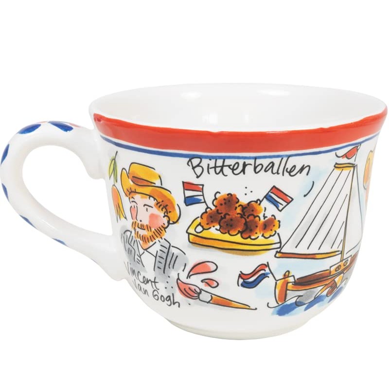 Blond Amsterdam, Hollands Glory Soup Bowl with Ear Diameter 14