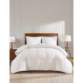 YnM Weighted Blanket King 25lbs, Prettiest Oversized Weighted Blanket, Fluffy & Box-Stitched, True Comforter Sizing for King/CA King Bed(Neutral Beige, 25lbs, 104" Lx90 W)