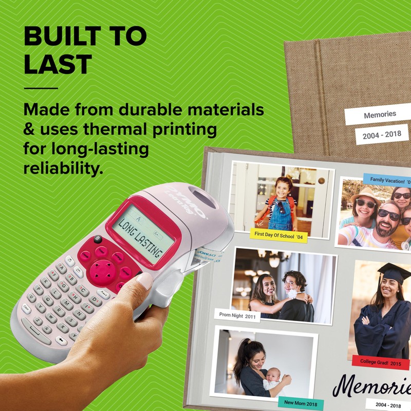 DYMO LetraTag LT-100H Handheld Label Maker ABC Keyboard Label Printer