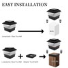 ONLSITY Single Solar Post Cap Lights for 4"x4" Posts &