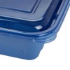 GoodCook Meal Prep 3 Cup Square 10 units, Blue, BPA