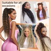 Flufymooz Ponytail Extension, 26 Inch Bohemian Style Drawstring Ponytail Hair