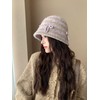 Karsaer G0169 Women's Hat, Hat, Fluffy, Warm, Autumn, Winter, Border,