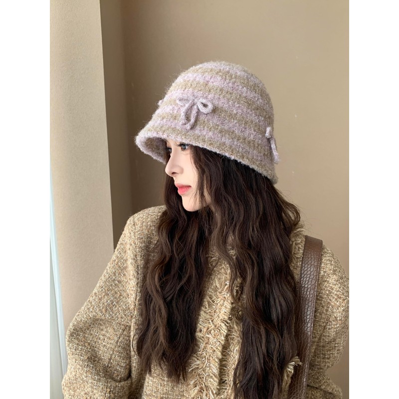 Karsaer G0169 Women's Hat, Hat, Fluffy, Warm, Autumn, Winter, Border,
