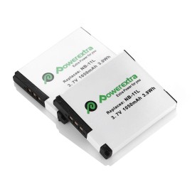 For Canon NB-11L NB-11LH Battery / Wall Charger for Canon PowerShot ELPH 180 ELPH 190 IS - 2 pc NB-11L Battery