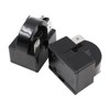 WANGCL 2PCS Compressor Start Relay 3Pin 15Ohm +2PCS Compressor Overload