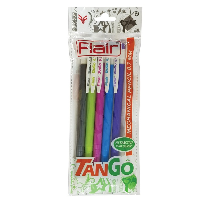 Flair 10 x 0.7mm Tango Mechanical HB Pencils Mixed Body