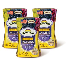 Jumbo Seedless Medley Raisins - 3 15oz. Canisters