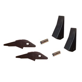 Skid Steer Flush-Mount Bucket Shanks, Teeth & Pins. 2300FL, 230, 230PN (2)