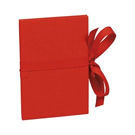 Semikolon Leporello Linen Photo Album Red (63504)