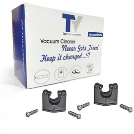 Replacement Part For Wessel Werk Fit-All Vacuum Cleaner 35mm Wall Mount Wand Holder 2PK # compare to part 12.6940-04