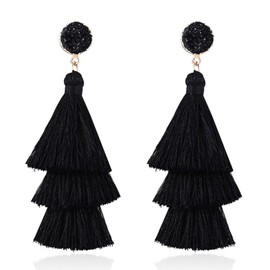 Tassel Earrings Boho Tassel Earrings Bohemian Long Dangle Earrings Jewelry Accessories for Women Teen Girls Valentines Birthday Gifts