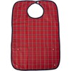 Homecraft Small Size Everyday Bib with Red Tartan Pattern