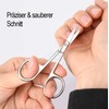 Nail Scissors Cuticle Scissors Stainless Steel Curved Tip for Baby