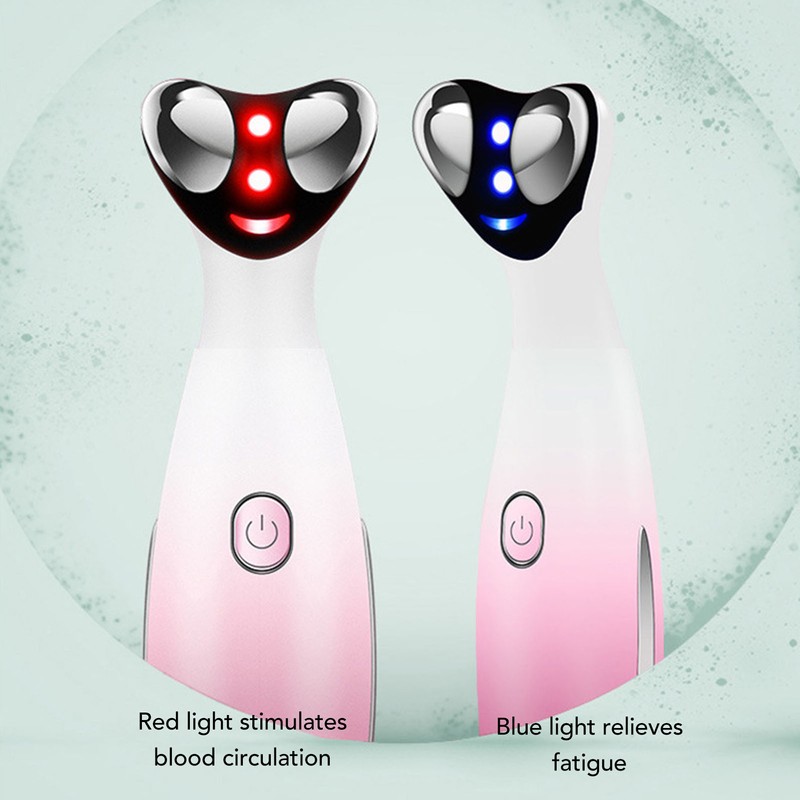 Eye Massage Machine Blue Red Light High Frequency Vibration Hot