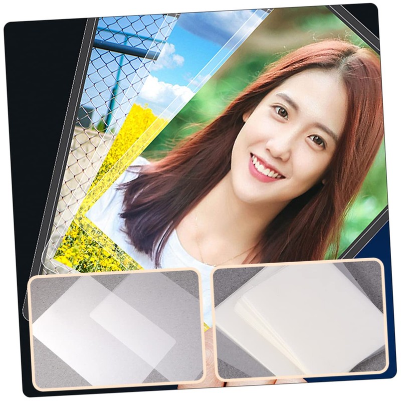 OHPHCALL 300pcs Waterproof Protective Film Laminating Sheets for Photo Paper