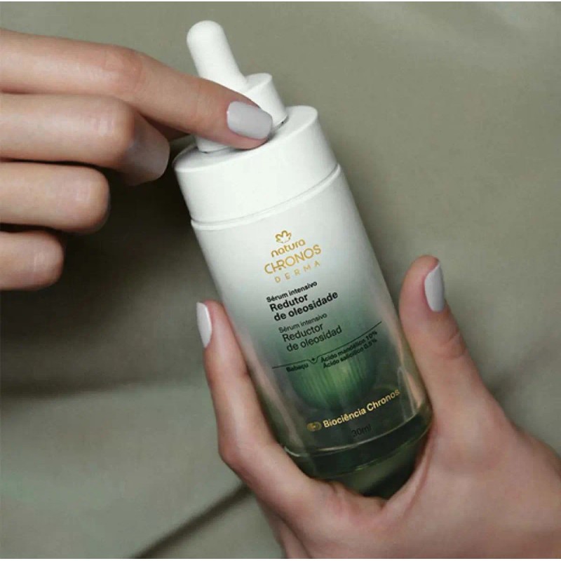Sérum Reductor De Oleosidad Natura Chronos 30ml Grasa Noche