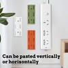 30 Pcs Power Strip Holder Wall Mount, Self Adhesive Punch-Free