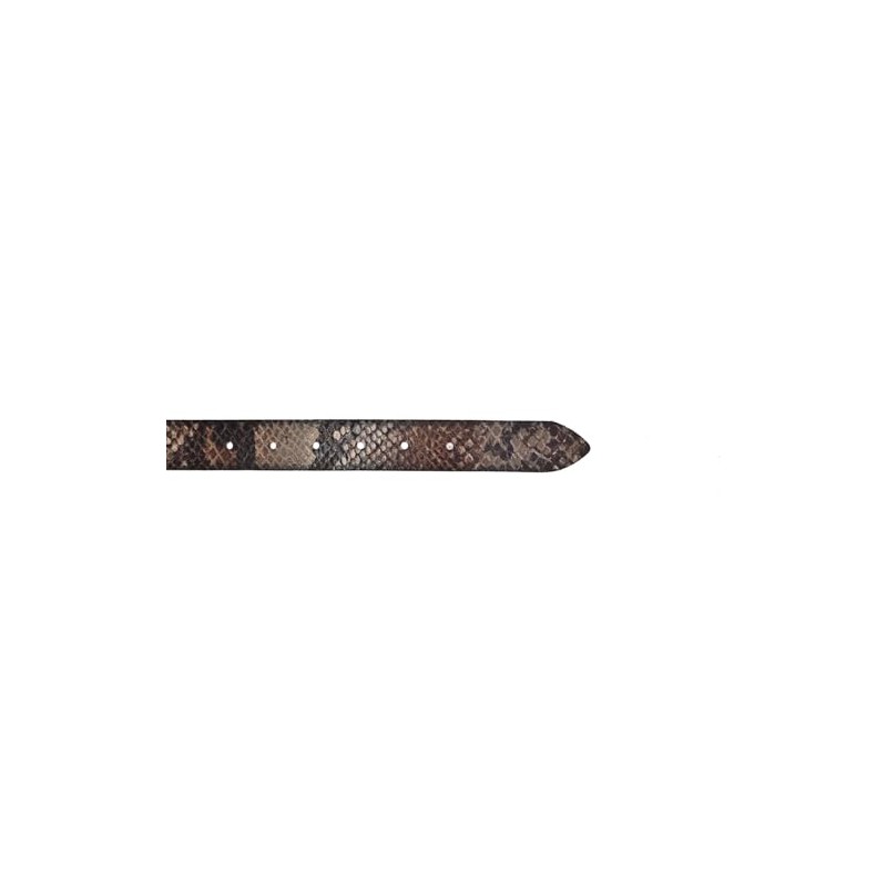Vanzetti Women's Leather Belt with Snake Print 30 mm Leather
