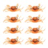 8Pcs Artificial Crab Bait 13cm 33.5g Simulation Crab Soft Lure
